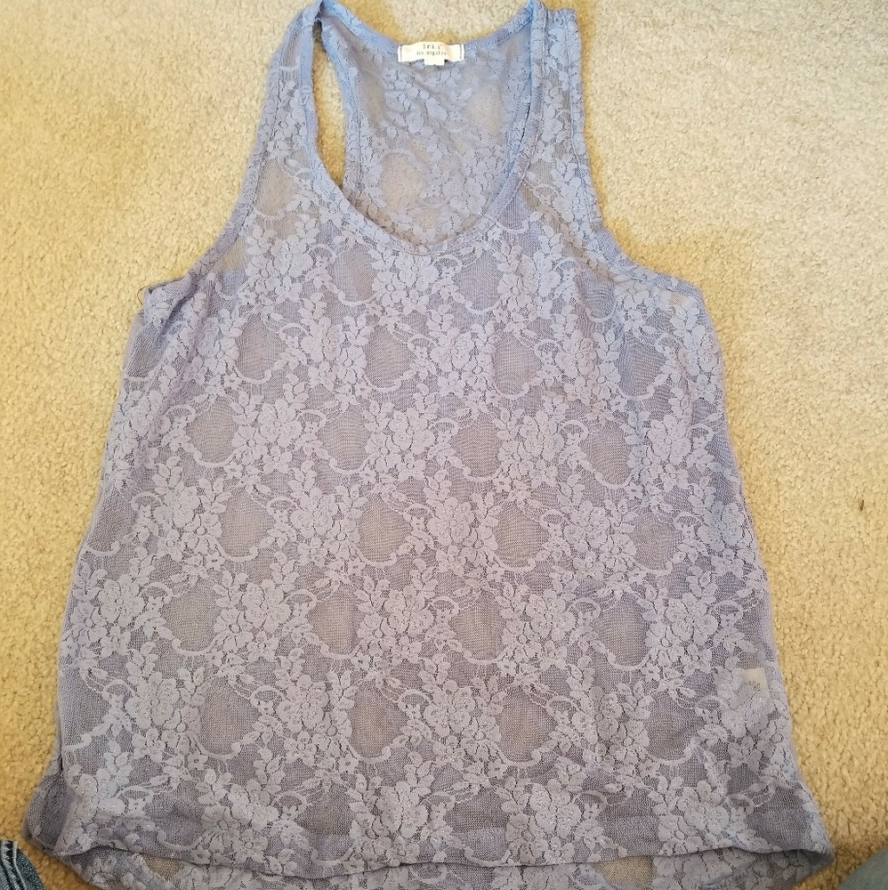 Lace tank top